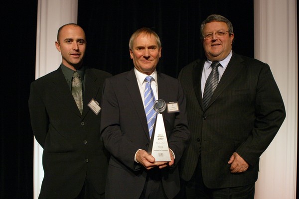 Rory Renwick (DOC Warkworth), Centre � Al Morrison, Director General of Conservation, Right � Hon. Gerry Brownlee